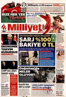 MİLLİYET 25 Haziran 2024 Gazete Manşeti Küçük