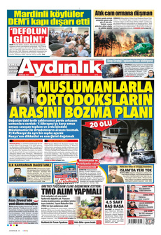 AYDINLIK GAZETESİ 25 Haziran 2024 Gazete Manşeti Küçük