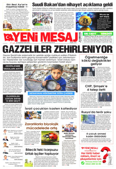 YENİ MESAJ 25 Haziran 2024 Gazete Manşeti Küçük