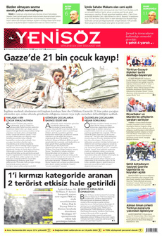 YENİ SÖZ GAZETESİ 25 Haziran 2024 Gazete Manşeti Küçük