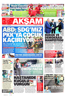 AKŞAM 26 Haziran 2024 Gazete Manşeti Küçük