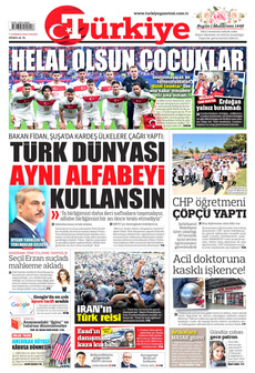 TÜRKİYE GAZETESİ 7 Temmuz 2024 Gazete Manşeti Küçük