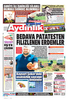 AYDINLIK GAZETESİ 7 Temmuz 2024 Gazete Manşeti Küçük