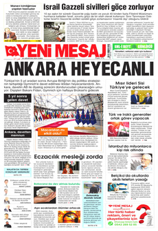 YENİ MESAJ 23 Ağustos 2024 Gazete Manşeti Küçük