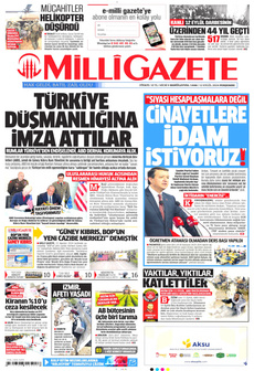 MİLLİ GAZETE 12 Eylül 2024 Gazete Manşeti Küçük