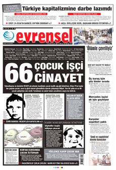 EVRENSEL 12 Eylül 2024 Gazete Manşeti Küçük