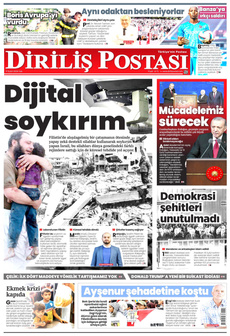 DİRİLİŞ POSTASI 17 Eylül 2024 Gazete Manşeti Küçük