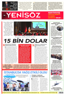 YENİ SÖZ GAZETESİ 17 Eylül 2024 Gazete Manşeti Küçük