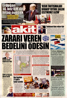 YENİ AKİT 18 Eylül 2024 Gazete Manşeti Küçük