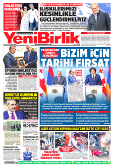 YENİBİRLİK 18 Eylül 2024 Gazete Manşeti Küçük