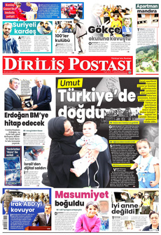 DİRİLİŞ POSTASI 18 Eylül 2024 Gazete Manşeti Küçük