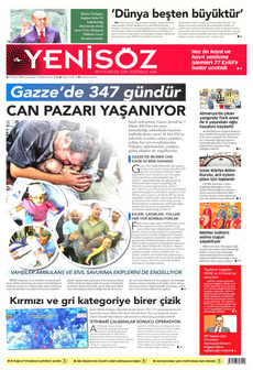 YENİ SÖZ GAZETESİ 18 Eylül 2024 Gazete Manşeti Küçük