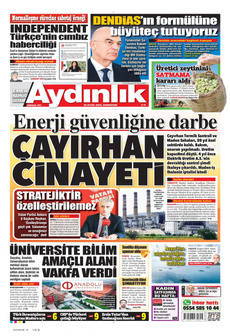 AYDINLIK GAZETESİ 28 Eylül 2024 Gazete Manşeti Küçük