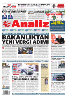 ANALİZ 28 Eylül 2024 Gazete Manşeti Küçük