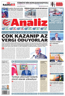 ANALİZ 5 Ekim 2024 Gazete Manşeti Küçük