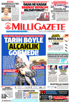 MİLLİ GAZETE 16 Ekim 2024 Gazete Manşeti Küçük