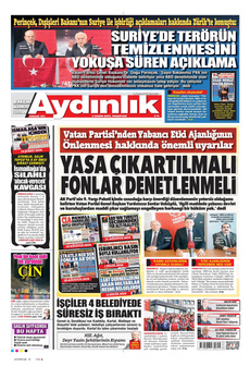 AYDINLIK GAZETESİ 4 Kasım 2024 Gazete Manşeti Küçük