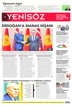 YENİ SÖZ GAZETESİ 6 Kasım 2024 Gazete Manşeti Küçük