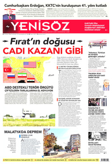 YENİ SÖZ GAZETESİ 16 Kasım 2024 Gazete Manşeti Küçük