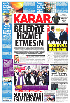 KARAR 26 Kasım 2024 Gazete Manşeti Küçük