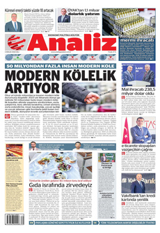 ANALİZ 3 Aralık 2024 Gazete Manşeti Küçük