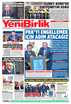 YENİBİRLİK 4 Aralık 2024 Gazete Manşeti Küçük