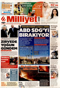 MİLLİYET 10 Ocak 2025 Gazete Manşeti Küçük