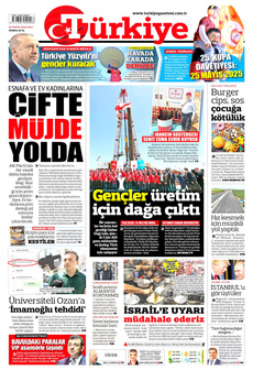 TÜRKİYE GAZETESİ 20 Mayıs 2025 Gazete Manşeti Küçük