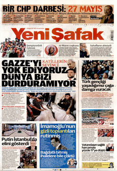 YENİ ŞAFAK 20 Mayıs 2025 Gazete Manşeti Küçük
