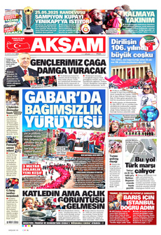 AKŞAM 20 Mayıs 2025 Gazete Manşeti Küçük