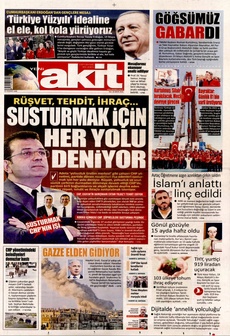 YENİ AKİT 20 Mayıs 2025 Gazete Manşeti Küçük