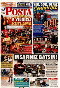 POSTA 20 Mayıs 2025 Gazete Manşeti Küçük