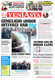 YENİ ASYA 20 Mayıs 2025 Gazete Manşeti Küçük