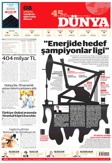 DÜNYA 20 Mayıs 2025 Gazete Manşeti Küçük