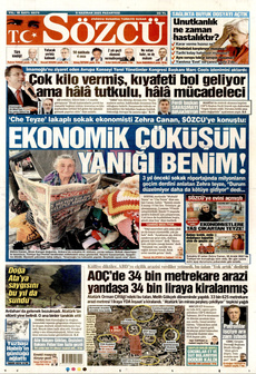SÖZCÜ 9 Haziran 2025 Gazete Manşeti Küçük