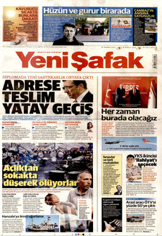 YENİ ŞAFAK 21 Temmuz 2025 Gazete Manşeti Küçük