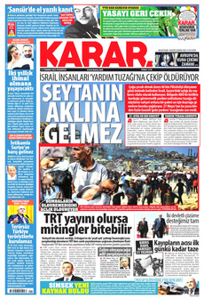 KARAR 21 Temmuz 2025 Gazete Manşeti Küçük