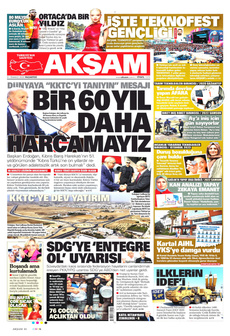 AKŞAM 21 Temmuz 2025 Gazete Manşeti Küçük