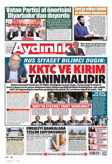 AYDINLIK GAZETESİ 21 Temmuz 2025 Gazete Manşeti Küçük