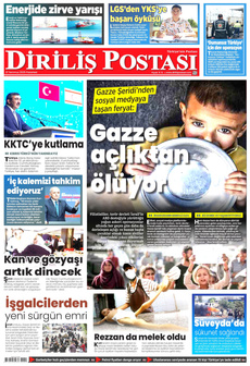 DİRİLİŞ POSTASI 21 Temmuz 2025 Gazete Manşeti Küçük
