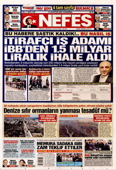 NEFES 13 Ağustos 2025 Gazete Manşeti Küçük