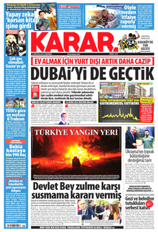 KARAR 13 Ağustos 2025 Gazete Manşeti Küçük