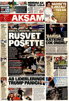AKŞAM 13 Ağustos 2025 Gazete Manşeti Küçük