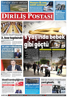 DİRİLİŞ POSTASI 13 Ağustos 2025 Gazete Manşeti Küçük