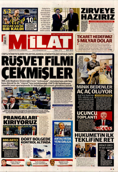 MİLAT 13 Ağustos 2025 Gazete Manşeti Küçük