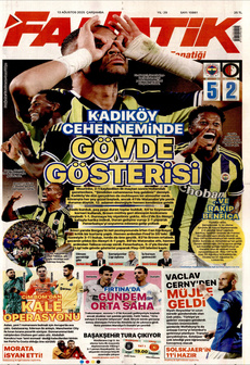 FANATİK 13 Ağustos 2025 Gazete Manşeti Küçük