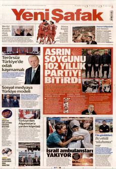 YENİ ŞAFAK 4 Eylül 2025 Gazete Manşeti Küçük