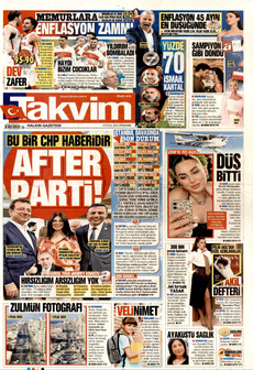 TAKVİM 4 Eylül 2025 Gazete Manşeti Küçük