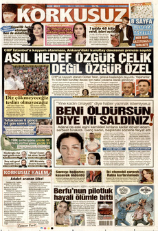 KORKUSUZ 4 Eylül 2025 Gazete Manşeti Küçük