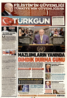 TÜRKGÜN 24 Eylül 2025 Gazete Manşeti Küçük